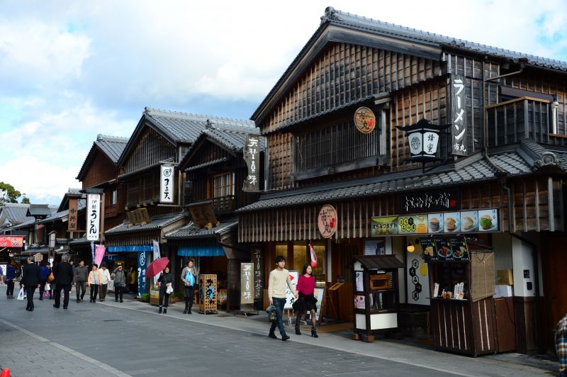 phố mua sắm Oharai Machi